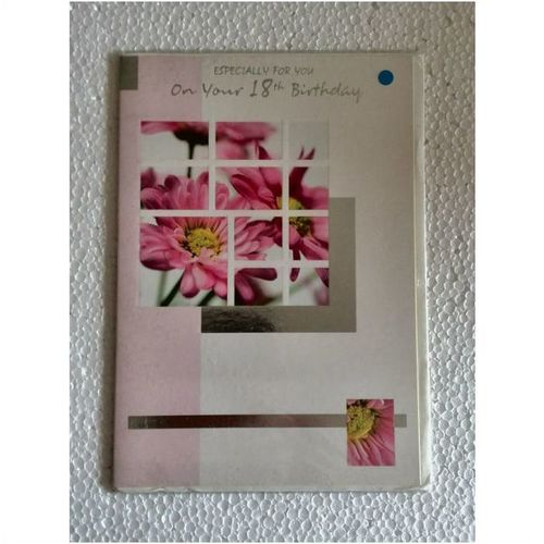 18th birthday card - ESPECIALLY FOR YOU ON YOUR 18th BIRTHDAY