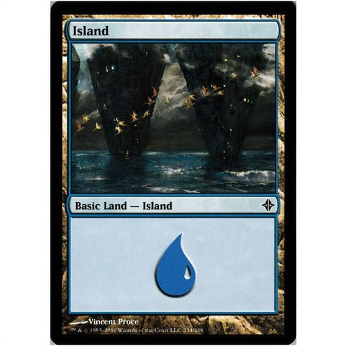 Magic the Gathering - Rise of the Eldrazi - #234/244 - Island