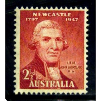 AUSTRALIA 1947 SG 219 2 1/2d LAKE LT JOHN SHORTLAND M MINT# 2