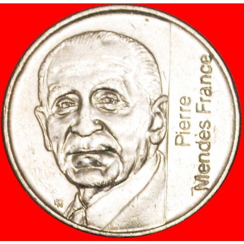 MENDES-FRANCE (1904-1982): FRANCE ★ 5 FRANCS 1992! LOW START ★ NO RESERVE!