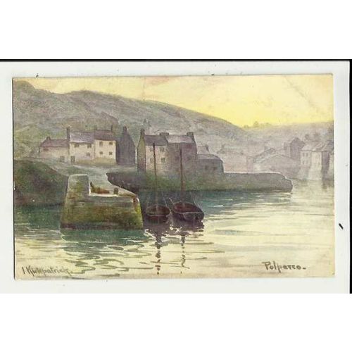 Cornwall POLPERRO C.W. Faulkner Art Postcard (1808)