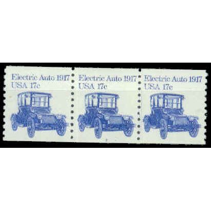 1906 17c Electric Auto Fine MNH Dry Gum PNC 2/3 G0402