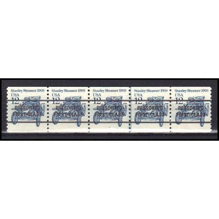 2132a 12c Stanley Steamer Very Fine MNH Dry Gum PNC 1/5 AA0428