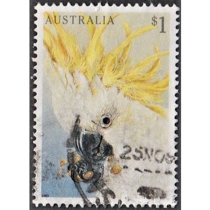 AUSTRALIA, 1991 $1 Cockatoo, SG 1302 (Scott #1225), used