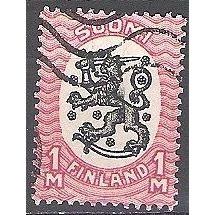 Finland 1917 Michel 86A O Cote (2013) 0.45 Euro Armoirie