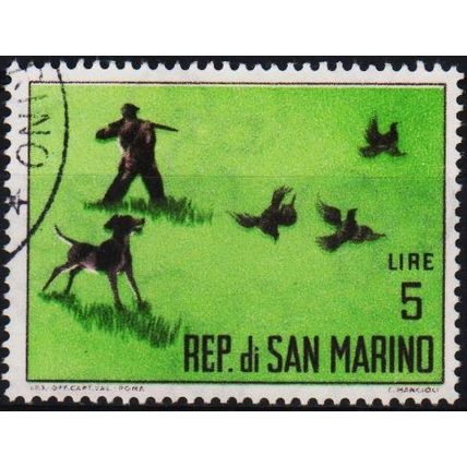 San Marino. 1962 5L S.G.683 Used