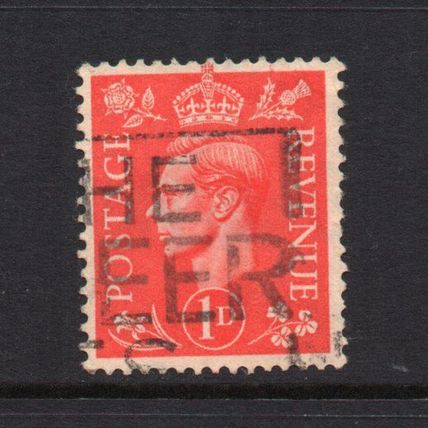 George VI - 1941-42 - 1d Pale Scarlet (sg486) Used #3