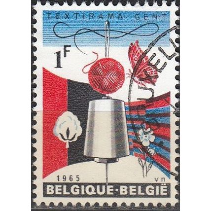Belgique 1965 Michel 1374 O Cote (2008) 0.25 € Exposition Textirama Cachet rond