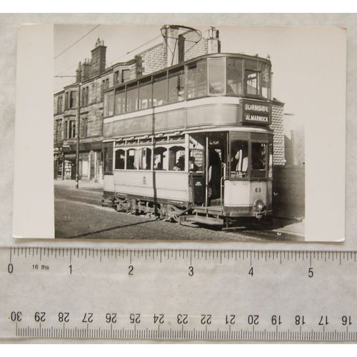Photo Glasgow Tram no. 60