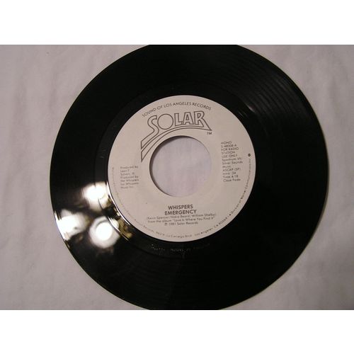 Whispers Promo 45-EMERGENCY STEREO/MONO