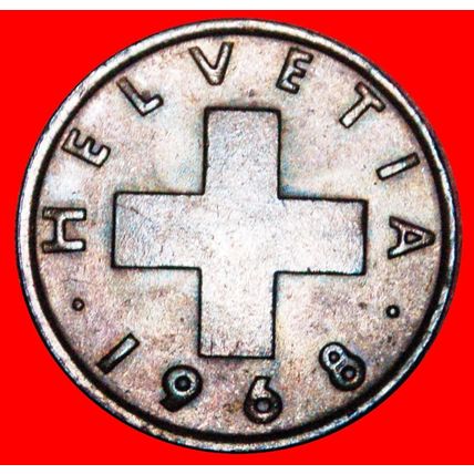 2 sold (1948-1974): SWITZERLAND★2 RAPPEN 1968B! DIES II+B!★LOW START★NO RESERVE!