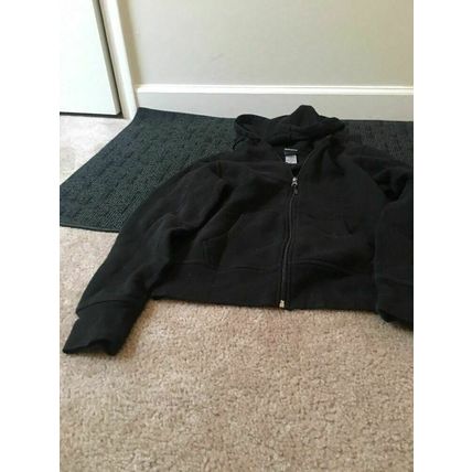 Champion Kids Full Zip Hoodie Jacket Size M Black