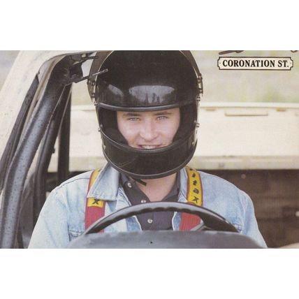 Stuart Wolfenden as Mark Casey F1 Driver Coronation Street Vintage Rare Postcard