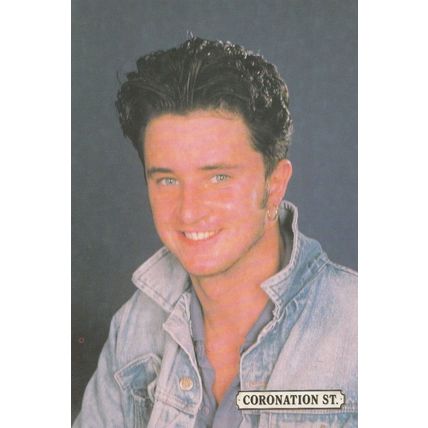Stuart Wolfenden as Mark Casey in Coronation Street Vintage Rare Postcard