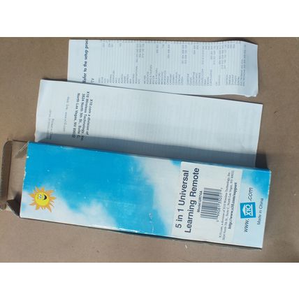 X10 5-In-1 Universal Learning Remote Control UR74A 099081350517