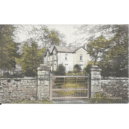 ORTON VICARAGE - near Tebay - Cumbria - Original Postcard (ED230)