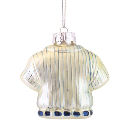 CUBS MAJOR LEAGUE BASEBALL HAND CRAFTED GLASS CHRISTMAS HOLIDAY ORNAMENT 2005