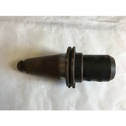 LOT 2 MIXED LYNDEX TOOL HOLDER LOT, 1/2" & 1" BORE SIZES, CAT-50 USED,SC