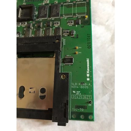 KAWASAKI 50999-1914R00,KAWASAKI SLB-KJA8-A,N314-8005 I/O BOARD,1JJ003104,CT