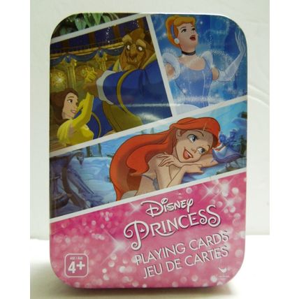Disney Princess playing cards With Collectible Storage Tin (SH6) New- Sealed