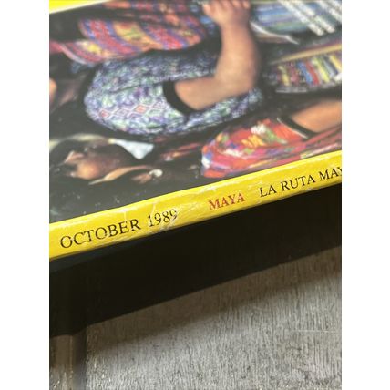 National Geographic Magazine October 1989 Laruta Maya Vintage Collectable p2