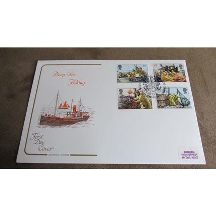 Cotswold 1981 GB FDC Cover - Deep Sea Fishing