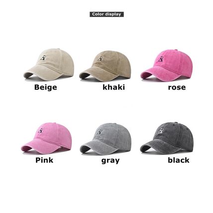 Cotton Adjustable Hat Panda Baseball Cap Embroidered