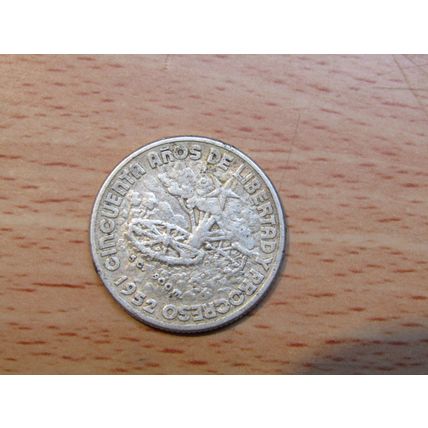 Cuba 1952 20 Centavos Coin