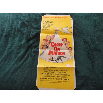 Carry On Matron 1972 Original Australian Cinema Film Poster