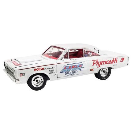 1/18 (IB ) 1967 Plymouth Belvedere II Super Stock "Don Grotheer" White with Grap