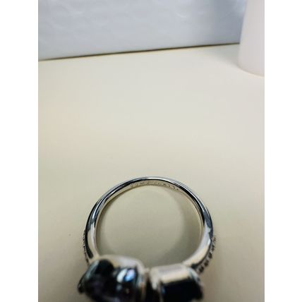 Bomb Party Sz8 Revealed Ring Fashion Jewelry RBP 3 Chunky Purple Gems Rhodium Pl
