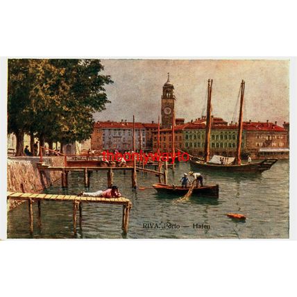 Riva, Porto-Hafen, Austria, BKWL 850-1, Postcard