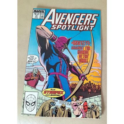 AVENGERS SPOTLIGHT # 21 : MARVEL COMICS : 1989 : vf (8.0)