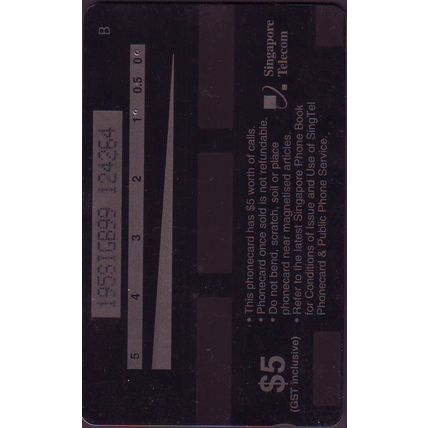 Happy Father's Day Dadasaurus S'pore $5 Telephone Card (Used)