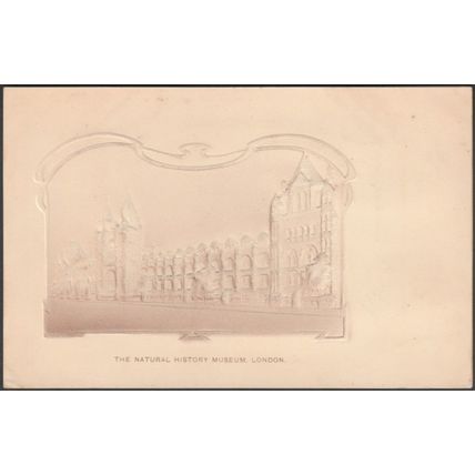 The Natural History Museum, London, c.1902 - Bas Relief Postcard