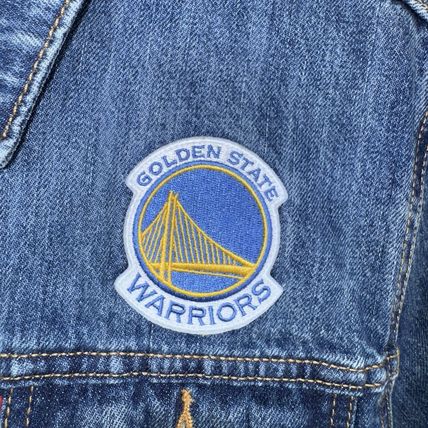 Levi’s NBA Golden State Warriors Trucker Jacket Women’s XXL Rare Limited Edition