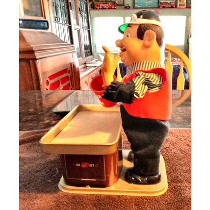 Old Battery Operated Cragstan Crapshooter Great Condition Sold AS IS 1950s
