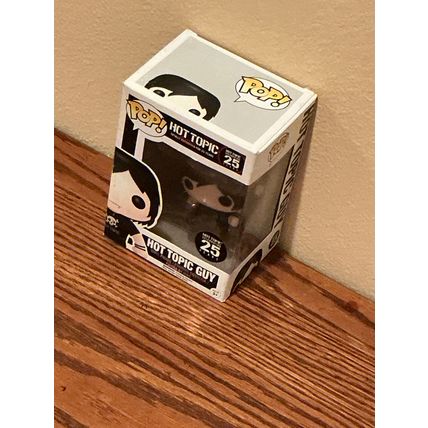 Funko Pop! Hot Topic Guy Exclusive Celebrating 25 Years Figure (Box & Protector)