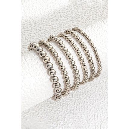 White Multi Layered Beaded Bracelet