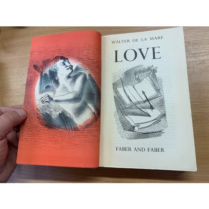 1943 WALTER DE LA MARE 1ST EDITION "LOVE" HARDBACK BOOK (P5)
