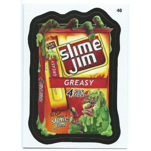 2012 Wacky Packages Series 9 - #46 - Slime Jim
