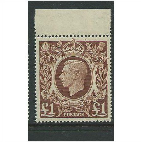 George VI dulac high value s478b toned gum