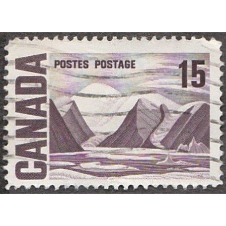 Canada 1967-73 $0-15c Value. Dull Purple. Bylot Island. Fine Used