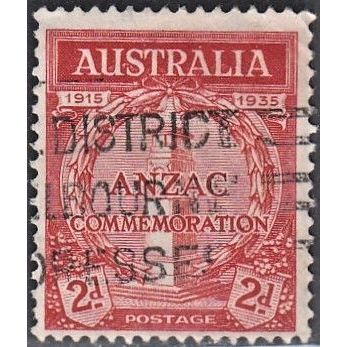 AUSTRALIA, 1935 2d ANZAC, SG 154 (Scott 150), used