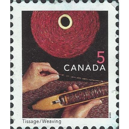 CANADA, Weaving, black 1999, 5c