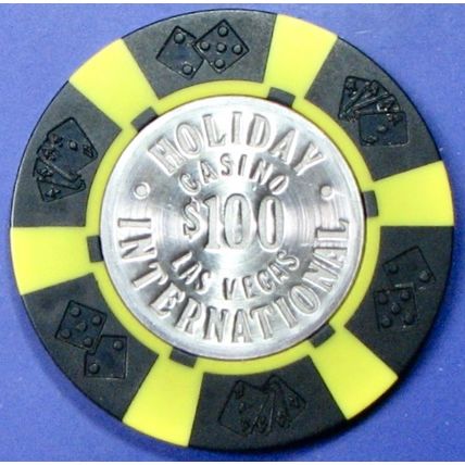 Holiday International. $100 Casino Chip. Las Vegas, NV. Z42.