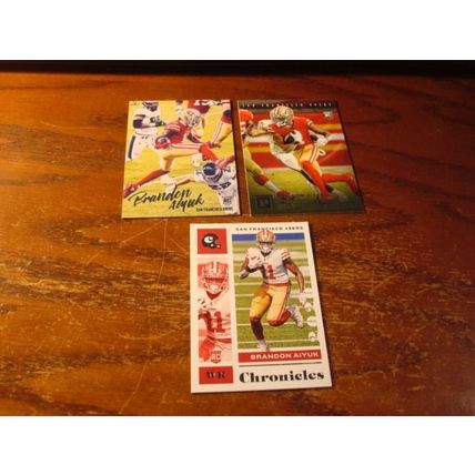 2020, Panini, 3-Rc Cards, BRANDON AIYUK, 49ers