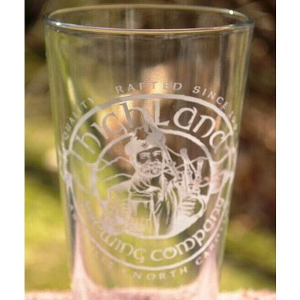 HIGHLAND BREWING COMPANY-ASHEVILLE,NC-PINT GLASS-NEW-FAST SHIPPING