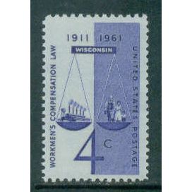 1186 4c Workmens Comp Fine MNH MA0271