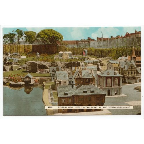 Little Britain Model Village Weston-Super-Mare Postcard 62552